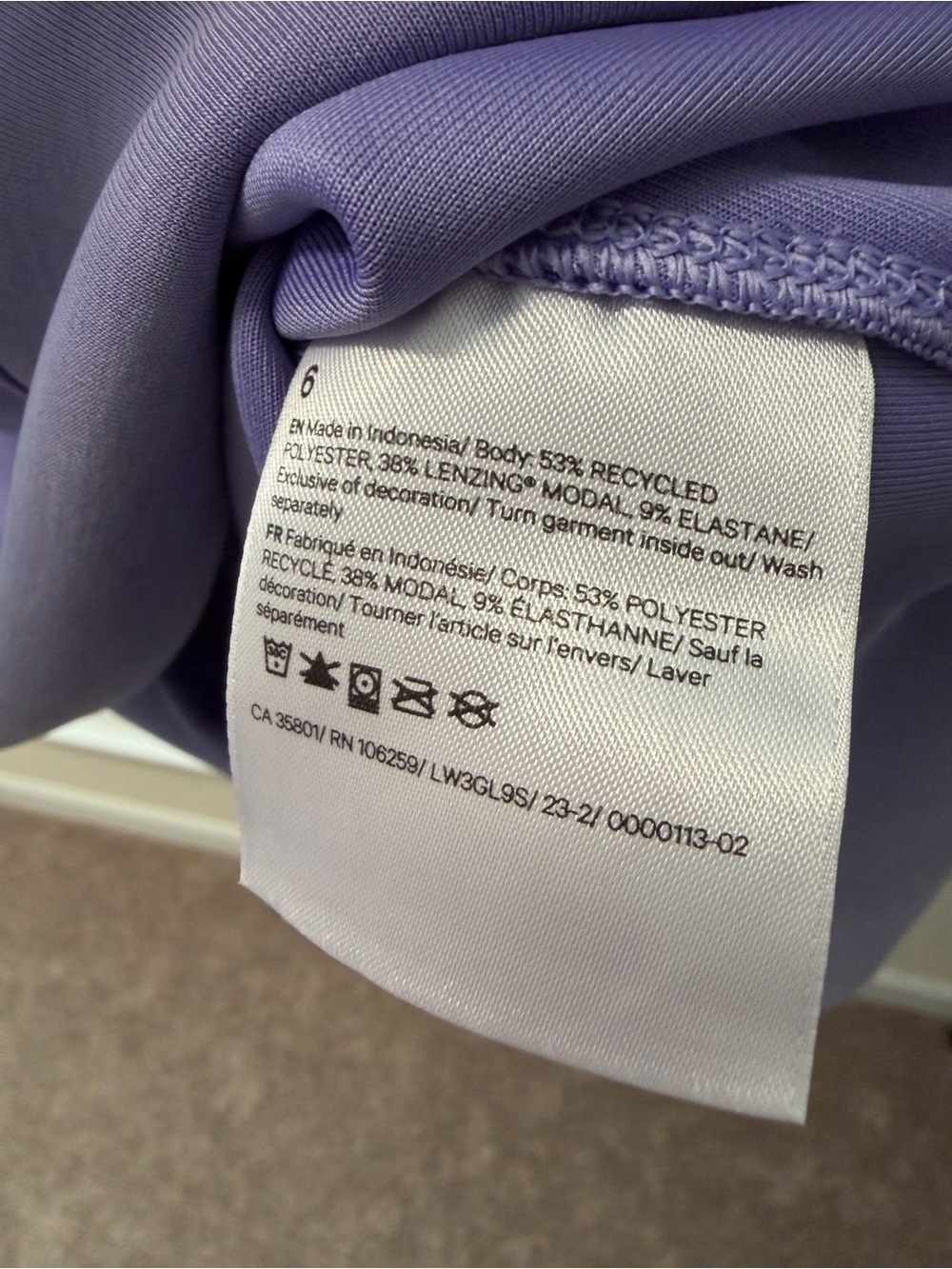 Lululemon Softstreme Perfectly Oversized Cropped Crew Sweatshirt - Picture 4 of 4